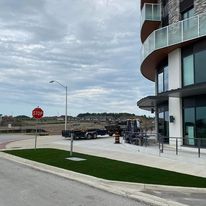 Commercial turf synthetic turf project
