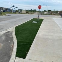 Commercial turf synthetic turf project