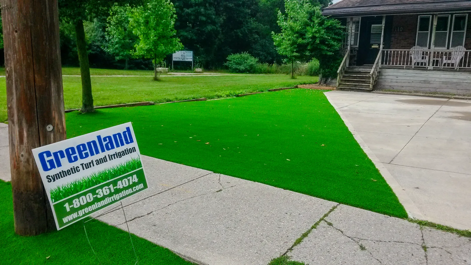 Completed Synthetic Turf London project 1