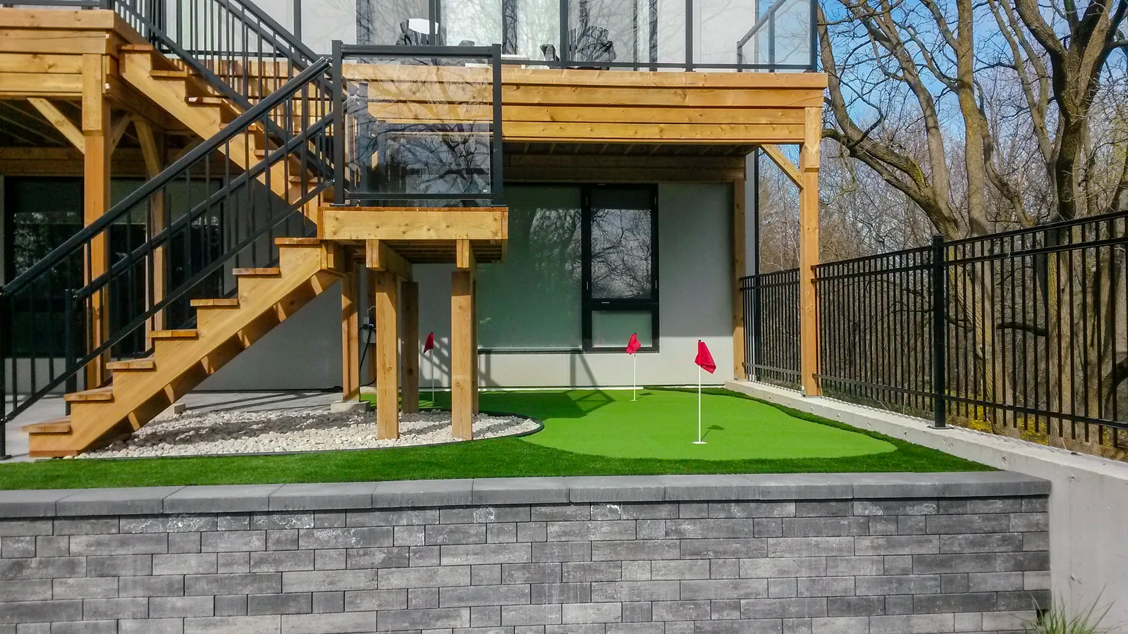 Completed Synthetic Turf London project 3