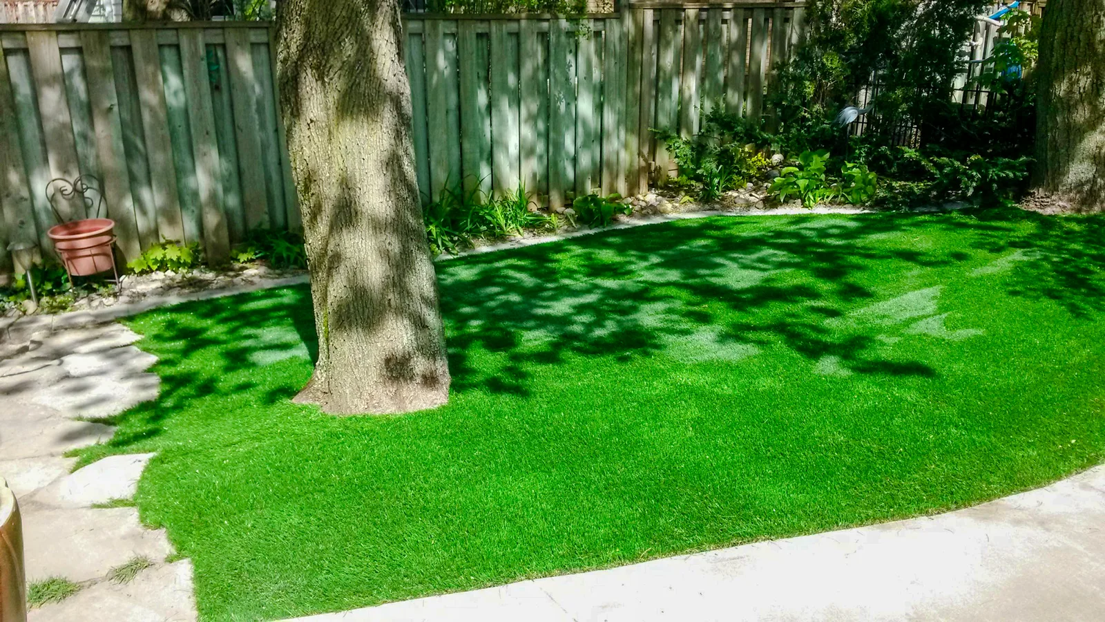 Completed Synthetic Turf London project 7