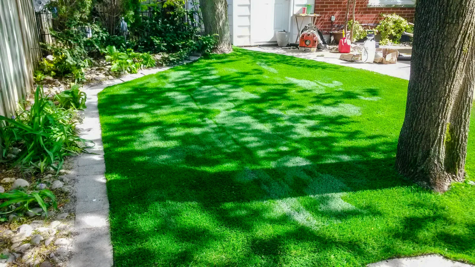 Completed Synthetic Turf London project 10