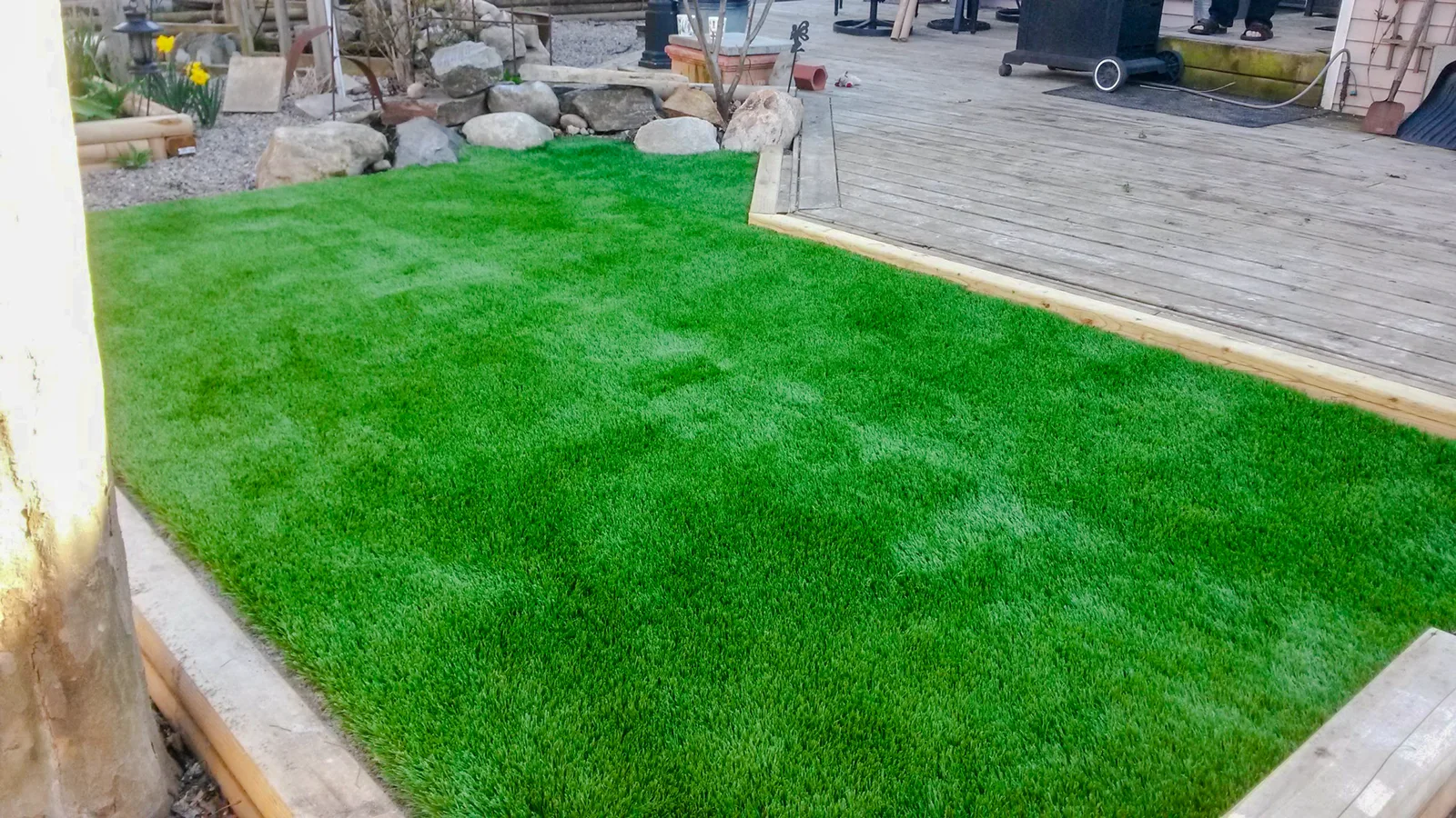 Completed Synthetic Turf London project 11