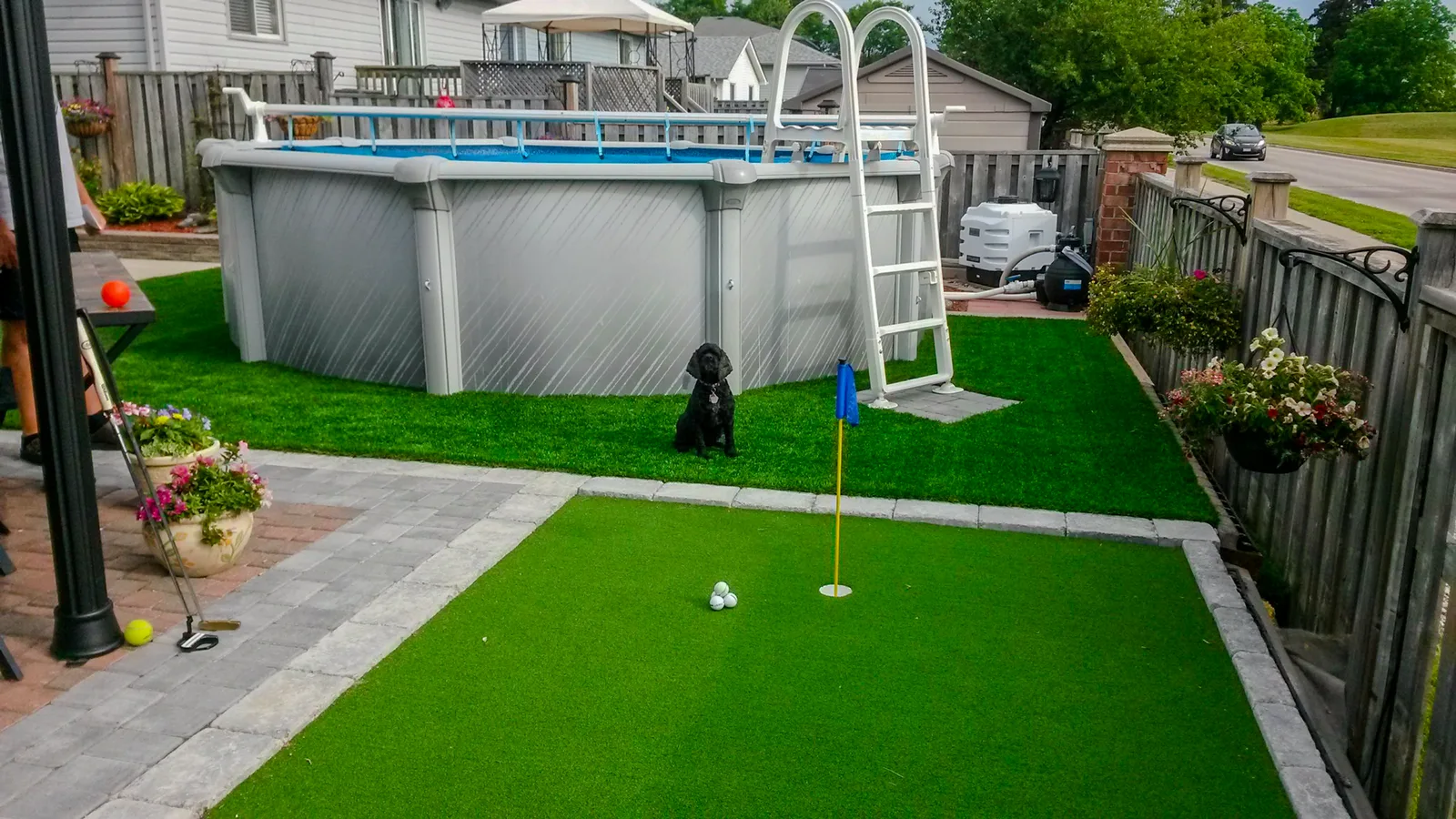 Completed Synthetic Turf London project 13